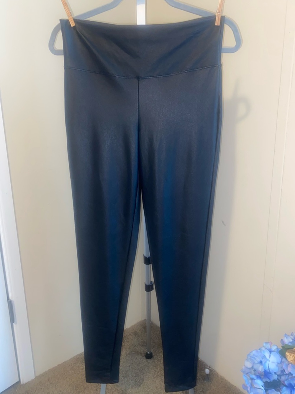 High-Rise Faux Leather Leggings